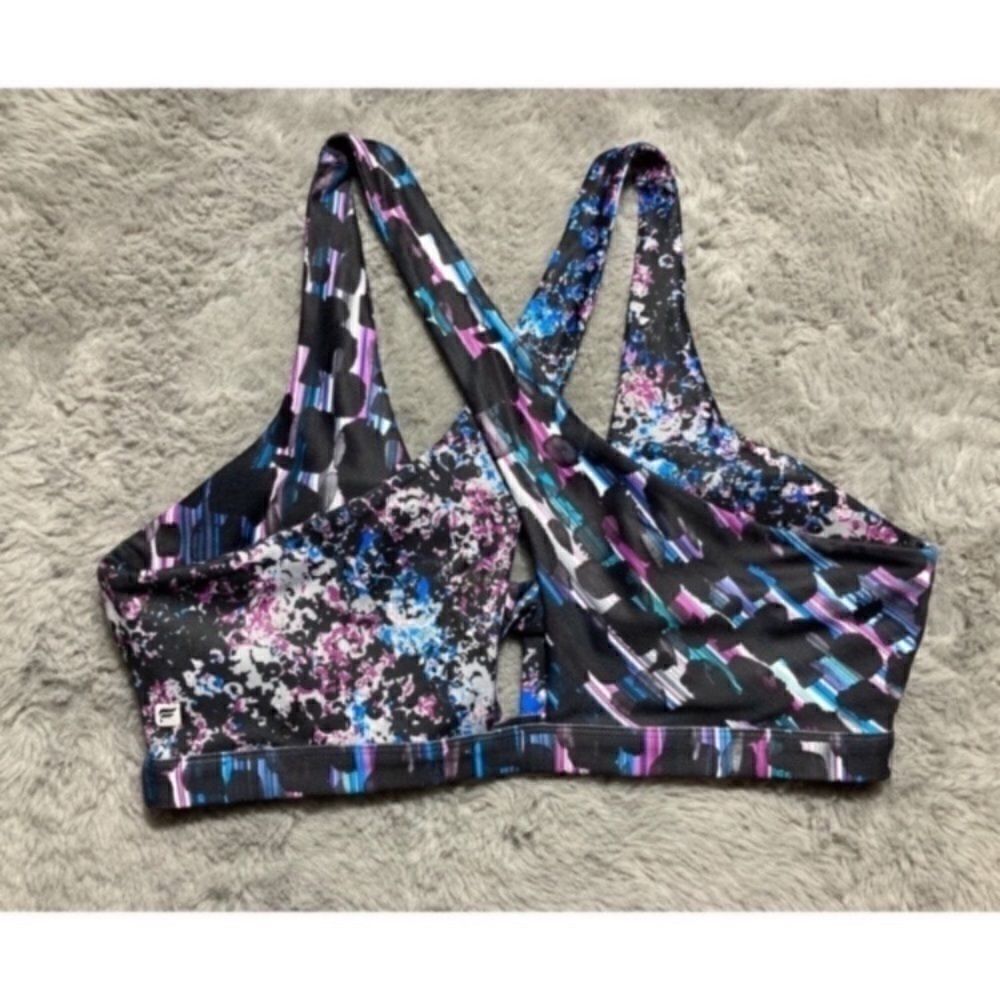 Fabletics Ellie sports bra in violet storm XL - Picture 4 of 6